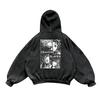 Demon Slayer Anime Sweatshirt Tanjirou And Nezuko Printed Men Women Manga Hoodies Washed Cotton Streetwear Harajuku Pullover