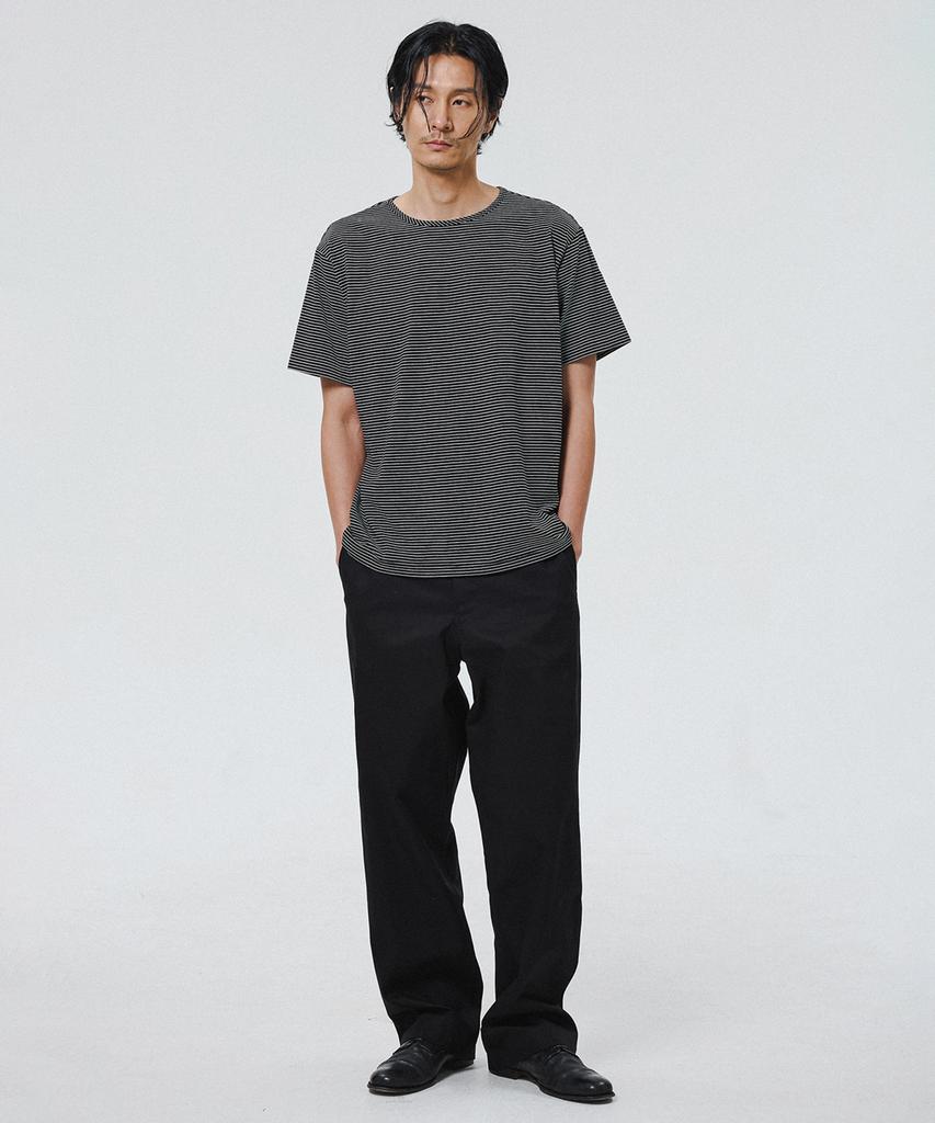 SHIRTER Soft Stripe T-Shirt (Black White)