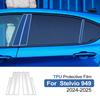 Pellicola Protettiva in TPU per Montante B C dell'Auto Per Alfa Romeo Stelvio 949 2017-2026 Adesivo Antigraffio Cover Trim PPF Pre-tagliata Accessori