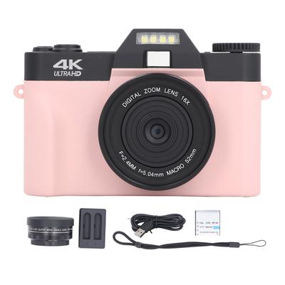 4K Digital Camera for Photography Video Autofocus Anti Shake 56MP Vlogging Camera 3in 180 Degree