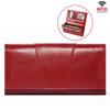 Women'Spurses Genuine Leather Long Wallets For Women Fashion Ladies Clutch With Cards Phone Holder Female Handy Money Bag