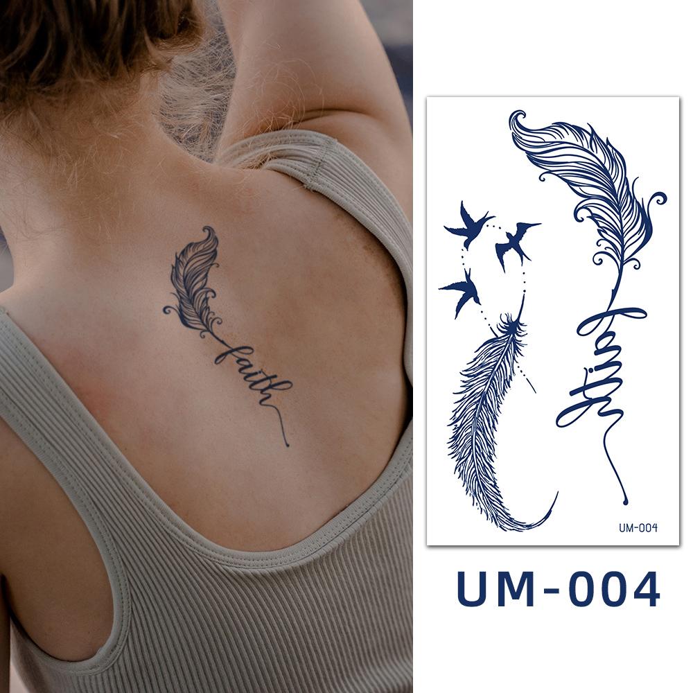 Sexy Women Temporary Tatoo Designs Waterproof Temporary Long Lasting 2 Weeks Tattoos Semi Permanent Effect