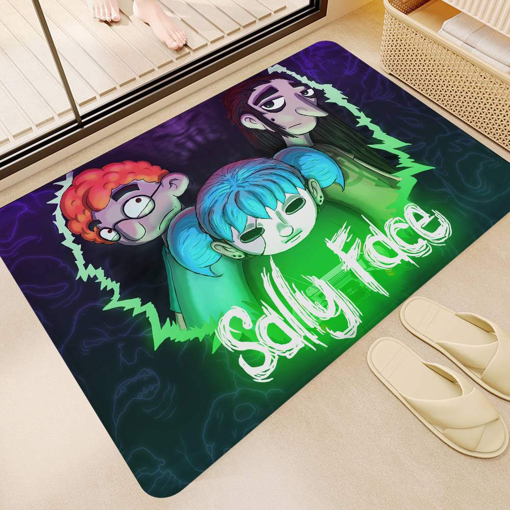 Game S-SallyS F-Face Room Mats Anti-slip Absorb Water Long Strip Cushion Bedroon Mat Household Carpets