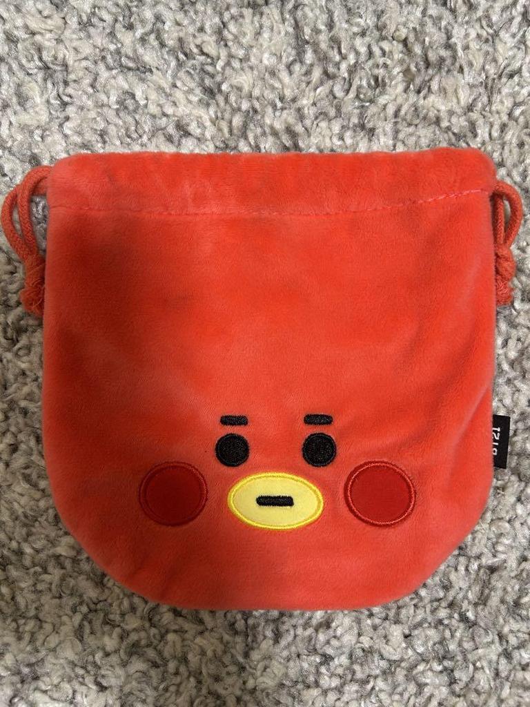 [USED] BT21 candy tin, puzzle clip, keychain, eraser, towel, Tata drawstring bag