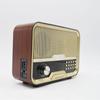 Radio FM Vintage Wood Grain, wejście TF/USB, gniazdo słuchawkowe, wyświetlacz cyfrowy