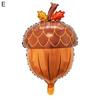 Jesienne balony na Święto Dziękczynienia Dyniowe balony foliowe z liści klonu Jesienne balony na Święto Dziękczynienia Dekoracje na Baby Shower Urodziny