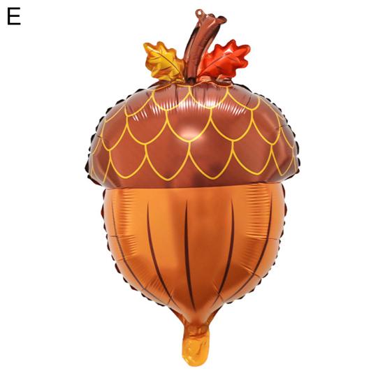 Fall Thanksgiving Balloons Pumpkin Maple Leaf Foil Balloons Autumn Balloons for Thanksgiving Baby Shower Birthday Party Decorations