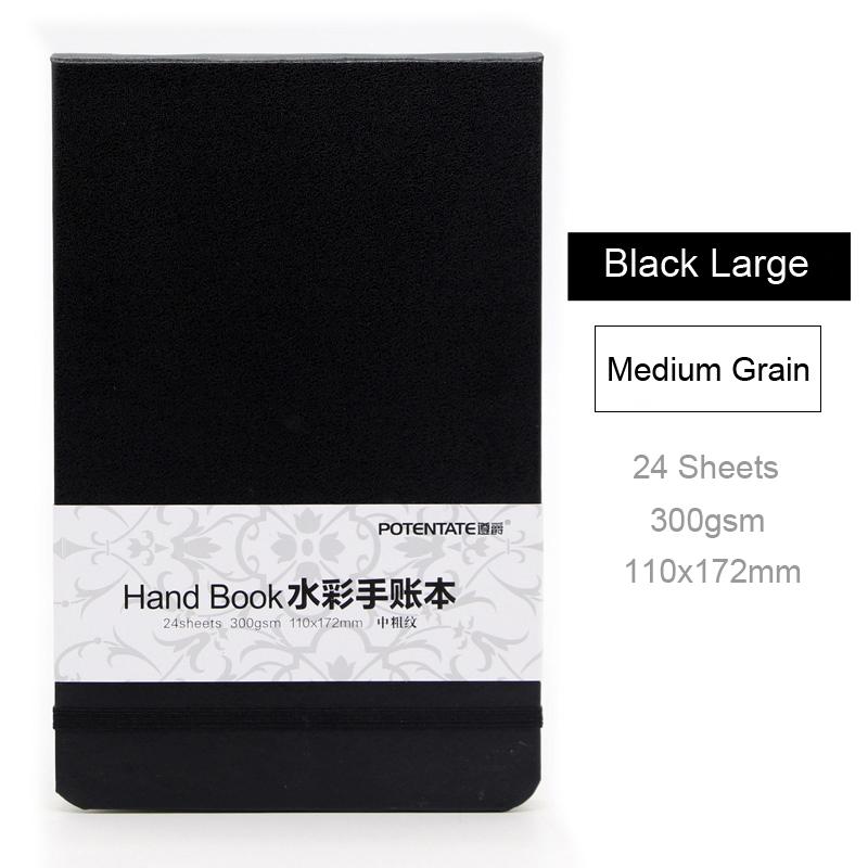 A5/A6 Watercolor Hand Painting Book Portable Pocket Sketchbooktravel Journal Notebook For Diary Student Art Drawing Stationery Quality