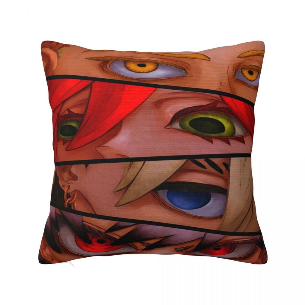 Gachiakuta Pillowcase Cushion Cover Zanka Riyo Enjin Throw Pillow Cover Soft and Home Decoration Zipper Multiple Sizes