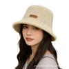 Lightweight Summer Straw Bucket Hat Breathable Thin Weave Sun Protection Hat Wide Brim Outdoor Casual Headwear for Women Men