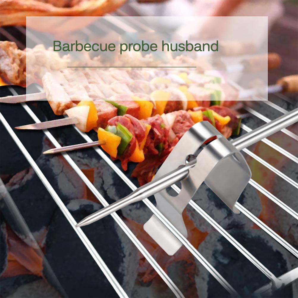 4 ks Klip na sondu masového teploměru 3 otvory Klipy na gril Držáky teploměru na grilování