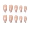 Detachable Fake Nails DIY False Nails French Long Almond Simple