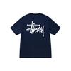 Stussy Classic Basic Printed Short Sleeve T-Shirt Unisex Tops Black 1904257-1