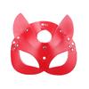 Gothic-Style Cat-Ear S&M Leather Mask, Unique  Accessory for Adult Erotic Roleplay, Spice Up Bedroom Bondage & Sensual Games