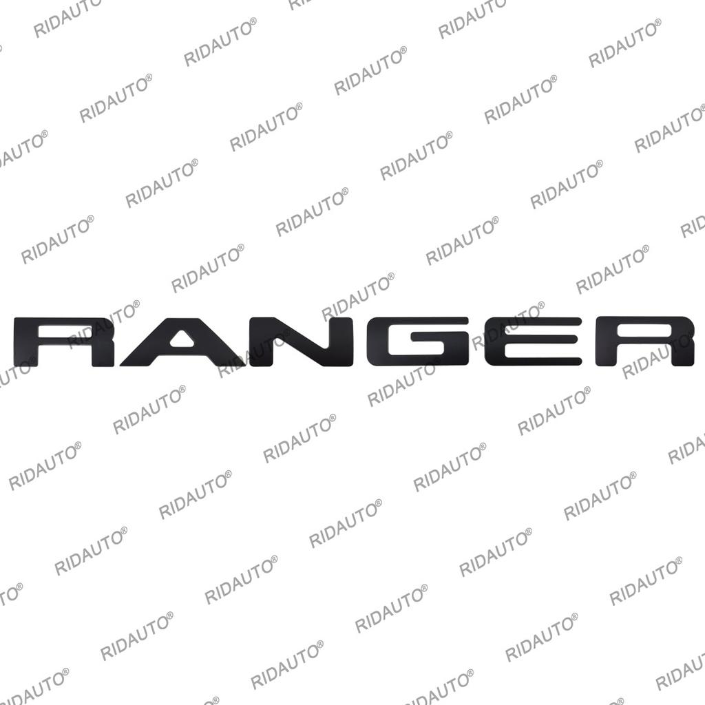 High Quality ABS 3D Ranger Emblem Sticker Fit For Ford Ranger T9 2022 2023 Wildtrak Sport XLT XL+ XL Back Door Logo Letters