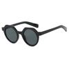 Vintage Gradient Decorative Women Sunglasses Uv400 Color-Blocking Spectacle Frames Frame Round Lens E Men Sun Glasses
