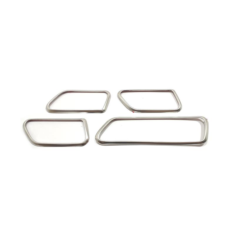 Edelstahl Für VW Volkswagen Touran 2005-13 14 2015 Auto Armlehne innere tür Schüssel schutz rahmen Abdeckung Trim