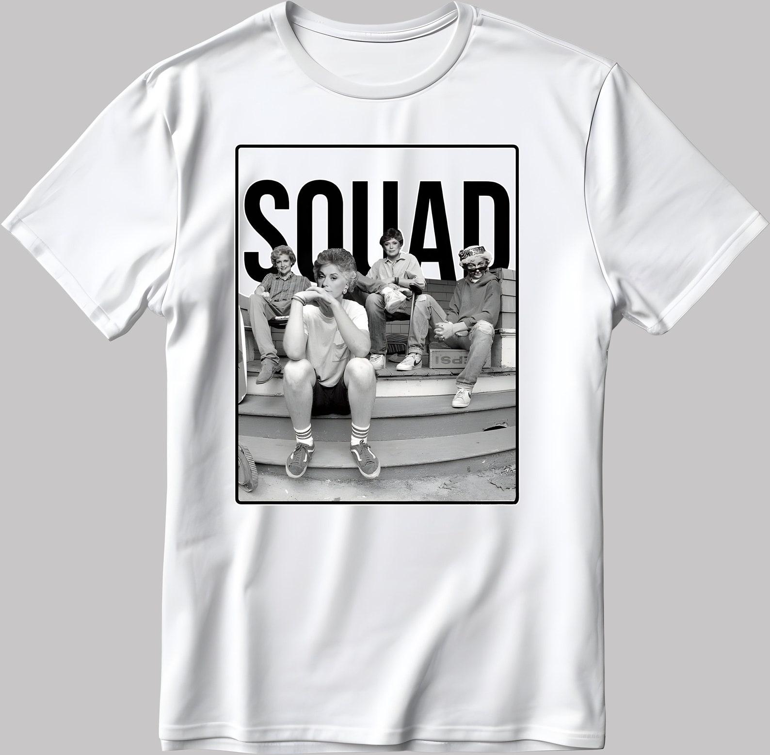 Golden Girls Squad Short Sleeve White-Black Men s / Women s T-Shirt E137 3XL
