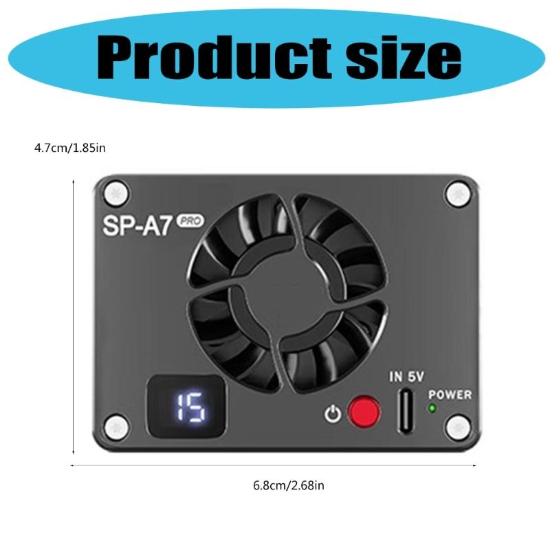 External Camera Cooling Device Adjustment SP A7+ Semiconductor Technology Efficient For A7M4 A7C ZVE1/10 A6700s Cameras
