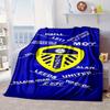 Coperta Portatile/Morbida con Motivo dello Stemma del Leeds United Coperta per Letto Adatta per Viaggi Campeggio Soggiorni Uffici Divani Regali per Fan