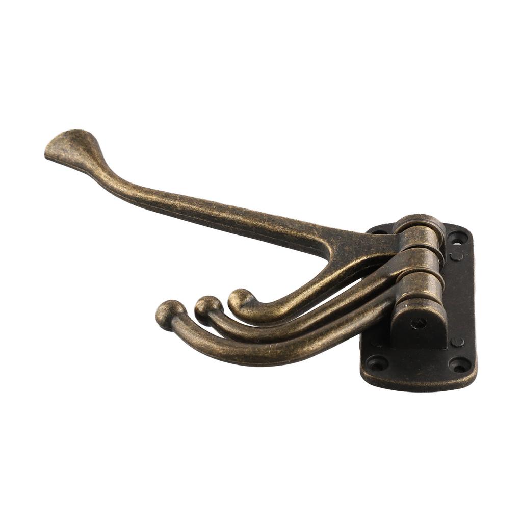Elegant Decorative Coat Hanger Decorative Hanging Hook Bronze Hook Bronze Hanging Hook Sturdy Material 3 Arms Design