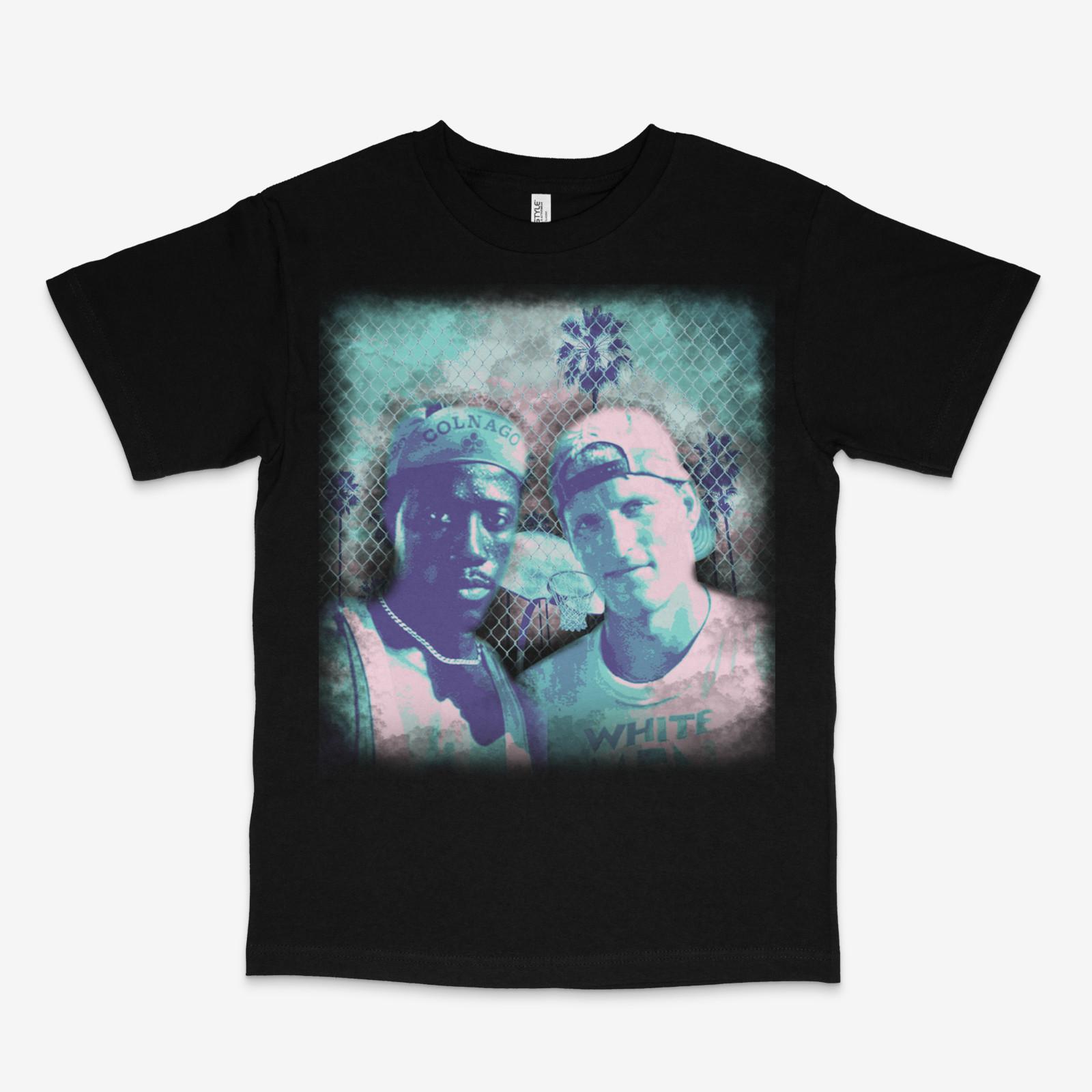 

White Man Cant Jump Easter Black Tee 5XL різнокольоровий