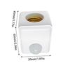 AC110-240V E27 Led Lamp Base with Motion Sensor PIR Human Induction Light Bulb Holder Socket Adapter Converter Adjustable