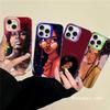 Afro Girls Art Phone Case For iPhone 16 15 14 13 12 11 Pro Max X XR XSMAX 8 7 Plus Matte Shockproof Back Cover