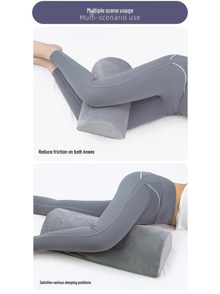 Ergonomic Half-Cylinder Cervical Pillow for Neck Support and Traction