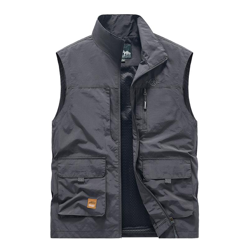 High Quality Sports Leisure Windproof Breathable Tank Top Fashion Versatile Sleeveless Tank Top Men Spring Autumn Outdoor
