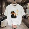 Low Battery 1% T-Shirt, Short Sleeve, Battery Full Signal Design, Pure Cotton, Couple Style, 2024 Collection, Large Size for Men