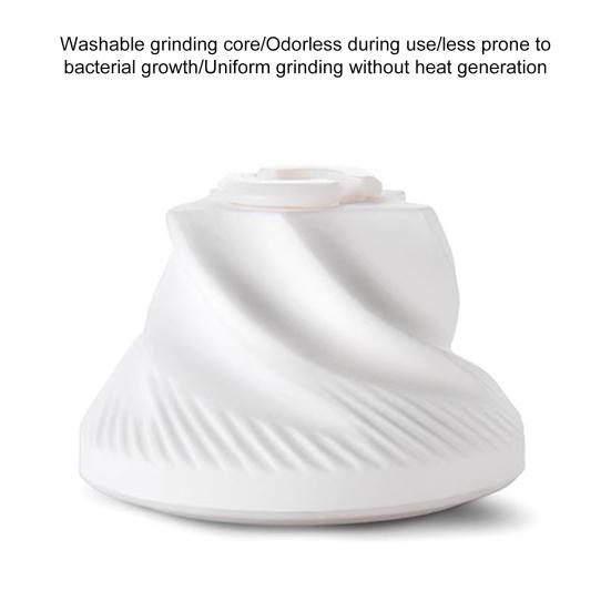 Macinacaffè a manovella con 40 impostazioni regolabili Mini macinacaffè Macinino conico in ceramica per viaggio, campeggio, ufficio