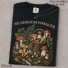 Tricou Bărbați Bumbac, Uscare Rapidă Respirabil, Îmbrăcăminte Casual de Vară Cămașă Culegător Ciuperci, Tricou Iubitor Ciuperci, Tricou Unisex Cottage Core
