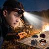 Rechargeable LED Mining Headlamp Waterproof Fishing Head Light Wearable Work Head Light Cycling