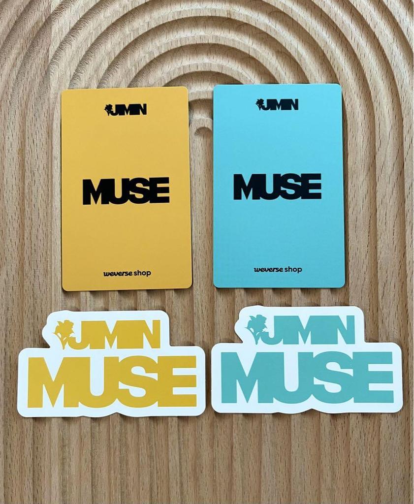 [USED] BTS Jimin MUSE Weverse Photo Card Trading Card Bonus