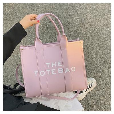 The Tote Printed Tote Bag High Version Large Capacity Shoulder Hands Alphabet Messenger Bag