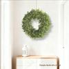 Artificial Green Leaf Wreath for Home Decoration and Venue Arrangement