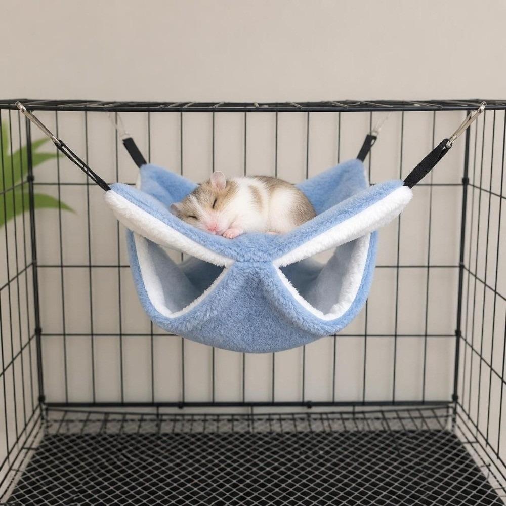 Thicken Small Animal Sleeping Bag Warm Plush Nest Bed Cozy Hamster Cage House for Rat
