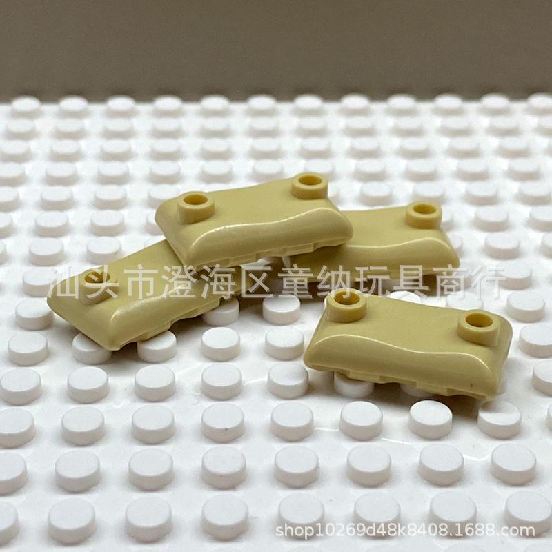 Small Particle Assembly Building Block Accessories, Military Miniature Scene Construction Cover 2X3 Sandbag Sandbag