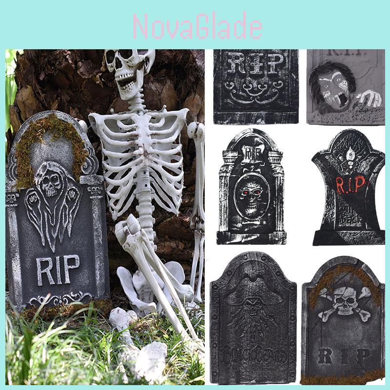 Spooky Foam Halloween Tombstone Decoration For Haunted House And Yard Decor