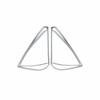 Matte Silver A Post Speaker Frame Cover Trim 2pcs Fit For Benz 2008-2014 C-Class