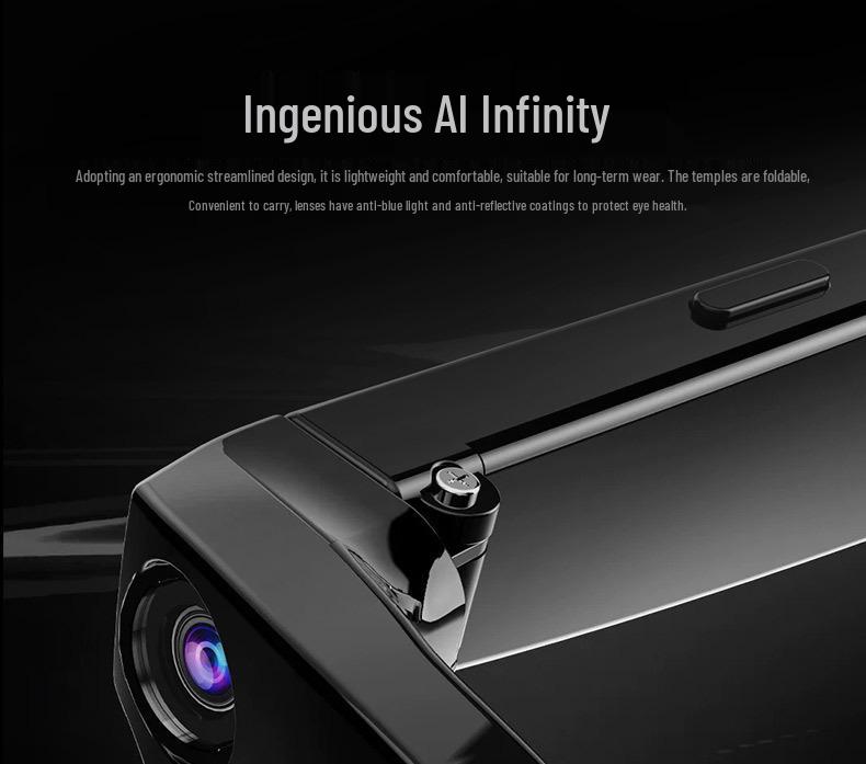 High-Definition AI Camera Glasses with 8MP Video, Image Recognition, Translation & Photography Features