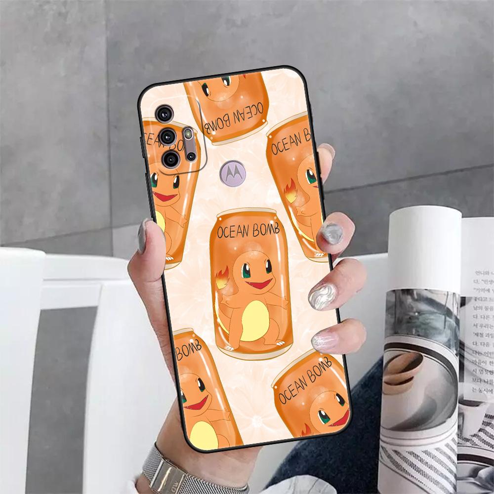 Pouzdro pro Motorola G30 One Fusion Plus G9 Play G60 E30 G8 Power Lite G50 Edge 20 Hyper G200 Kryt na telefon Pokemon Funda Capa