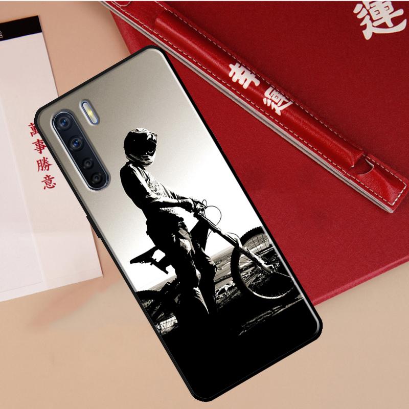 BMX Bike Extreme Sport Case For Oppo A60 A98 A58 A78 A18 A38 A80 A40 A77 A57 A17 A74 A54 A94 A96 A76 A16 A15 A5 Pro