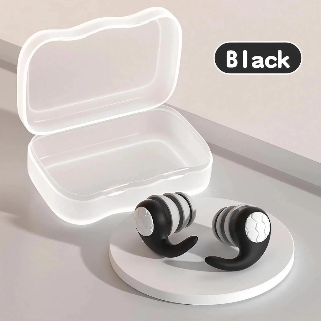 Anti Noise Silicone Earplug Sleep Noise Reduction Ear Plug Canceling Soundproof Ear Plugs Waterproof Swimming Soft Ear Protector