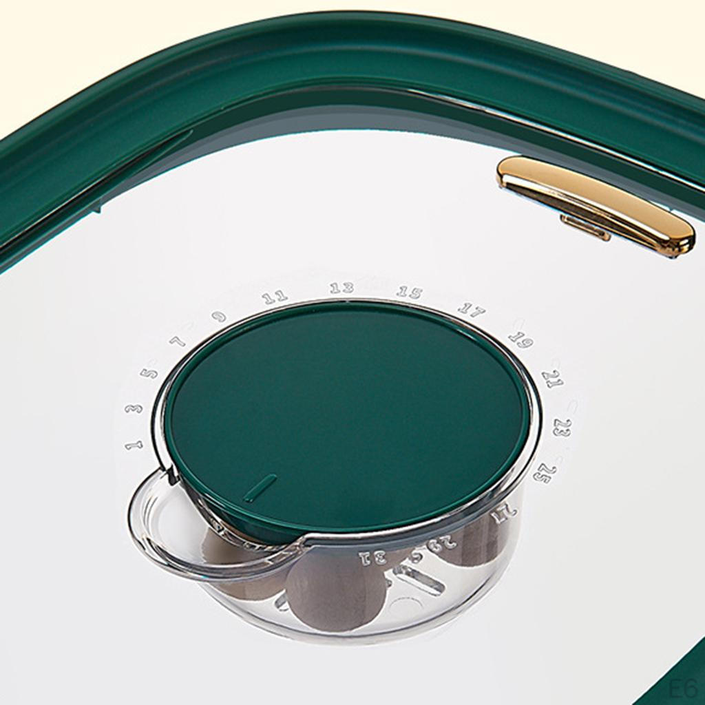 Mehl Müsli Aufbewahrung 10kg Vorräte Schreibtisch Versiegelbarer Eimer Vorratskammer Behälter Haushalt