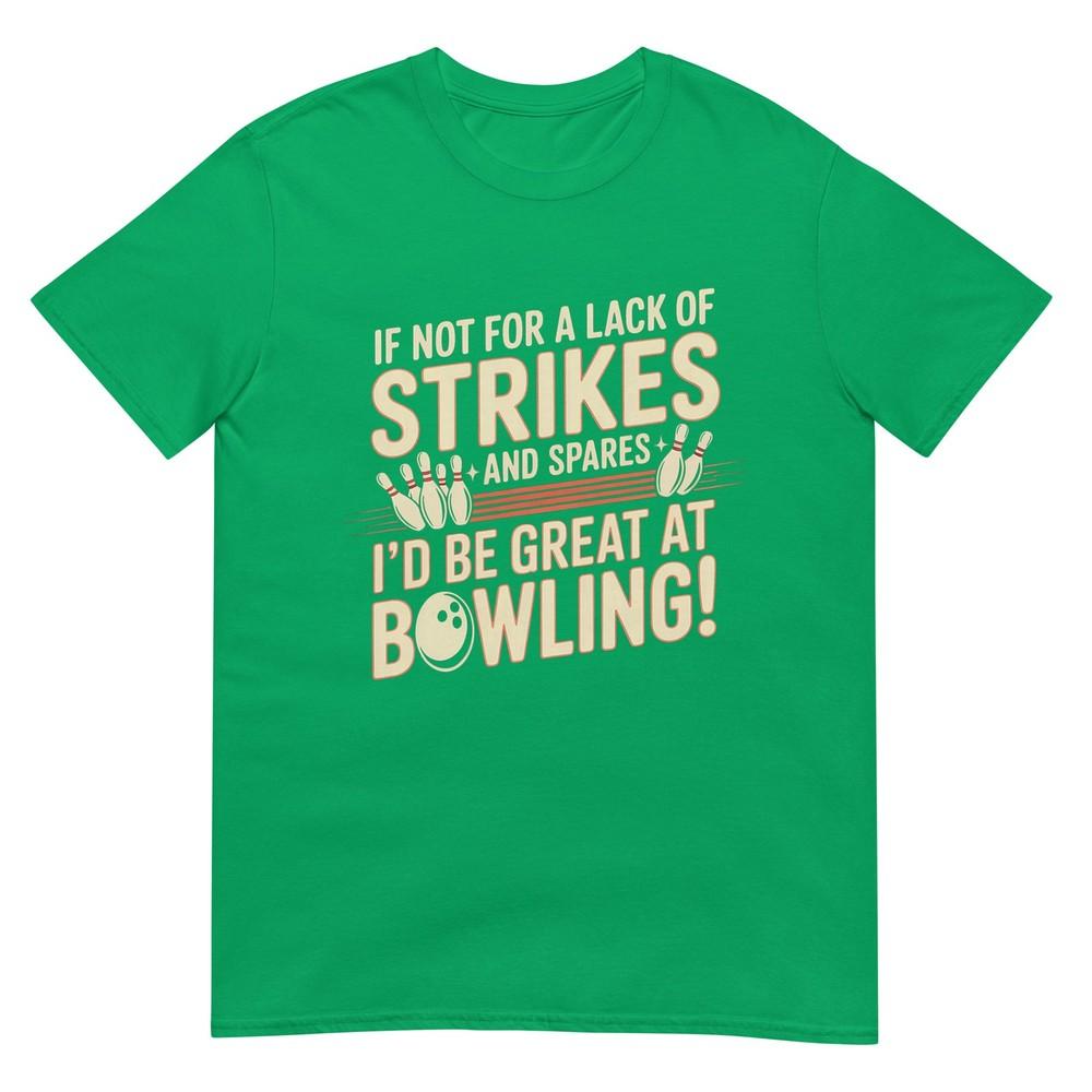 Bowling Enthusiasts Humor Strikes And Spares Tee Tshirt