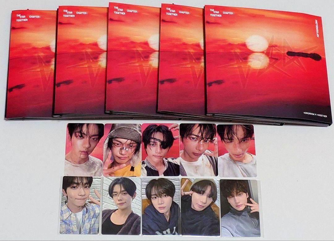 

[USED] TXT TOMORROW Afterglow 5-piece set