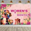Women History Month Backdrop Photo Props Decor Banner Back Drop