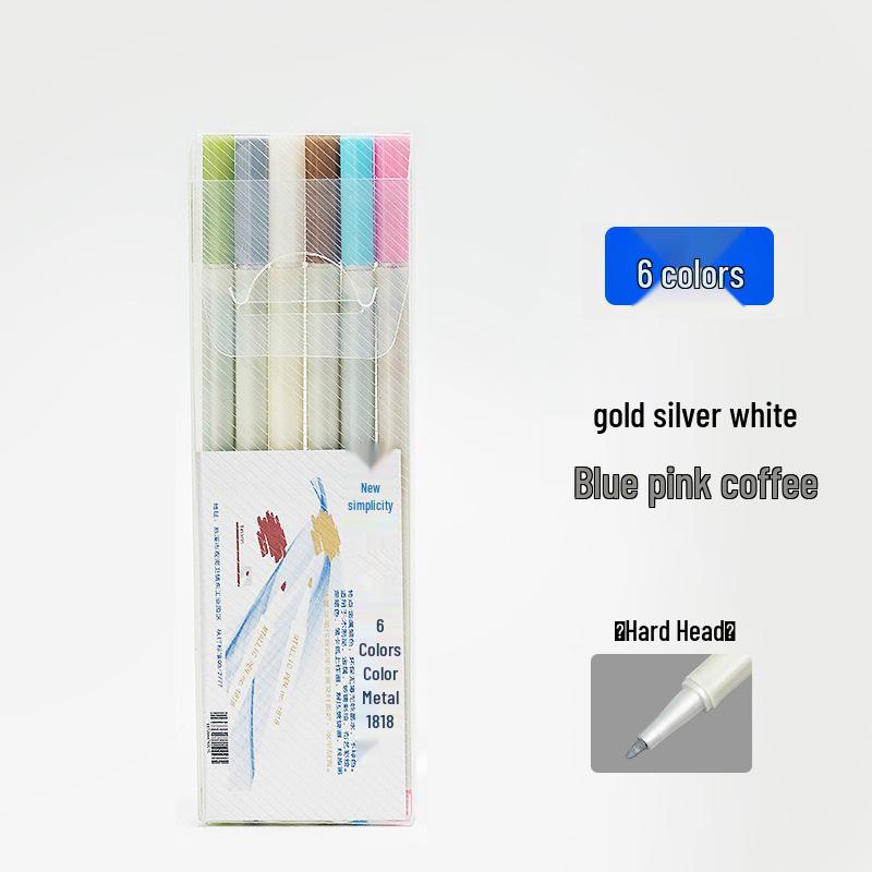 

12-Piece Metal Paint Marker Set for Wax Seals and Graffiti Coloring
